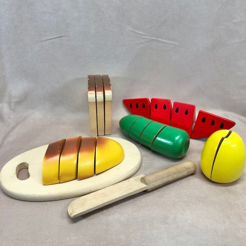 Melissa & Doug Cutting Food wooden Play Food Set